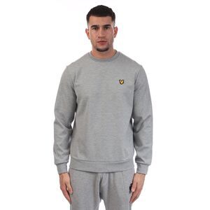 Lyle & Scott Mens Fly Fleece Crew Neck Sweatshirt / Gray